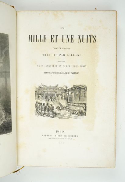 null Les Mille et une nuits. Contes arabes traduits par Galland, précédés d'une introduction...