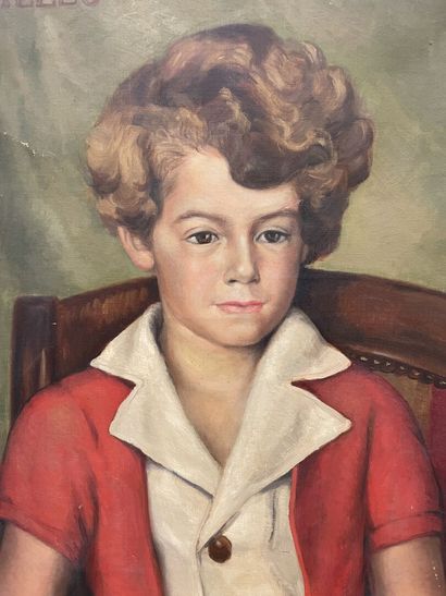null Marc AYNARD

Portrait d'enfant le jeune Gilles DESCOURS

Daté 1934

Huile sur...