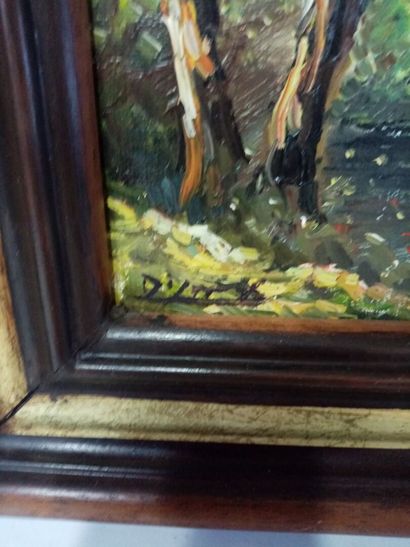 null Daniel DEJOUX (1935)

Paysage de rivière, 

Huile sur toile

Signé en bas à...