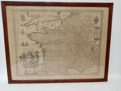 null Carte de géographie : le royaume de France 

Gravure 

43 x 57 cm