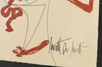null Jean COCTEAU (1889-1963)  and Raymond MORETTI (1931-2005)

Lithographie sur...