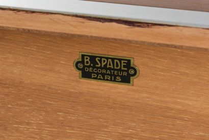 null Baptistin SPADE (1891-1969)

Three-door push-up sideboard with aluminum uprights...