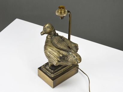 null Dans l'esprit de MAISON CHARLES

Lampe de table zoomorphe à décor d'un canard...