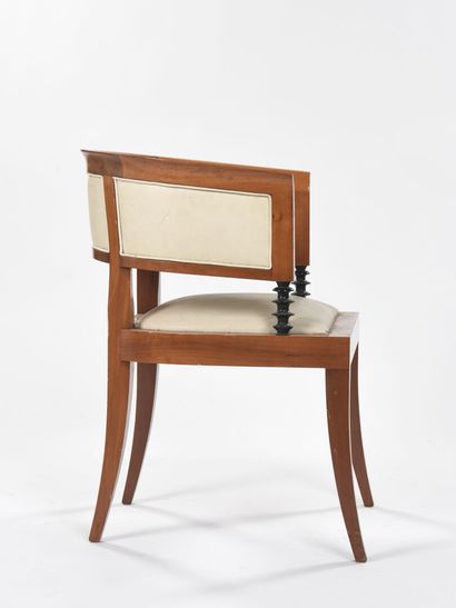null Léon KRIER (Né en 1946) 

Paire de fauteuils gondoles modèle Sella Magna à structure...