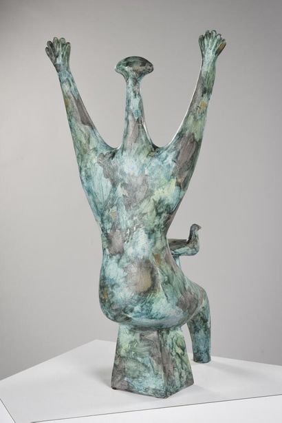 null Alvigno BAGNI (1919-2009)

Pièce unique 

Très grande sculpture d'un personnage...
