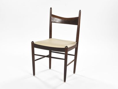 null Vestervig ERIKSEN (XX-XXI ème)

Rare suite de quatre chaises à structure en...
