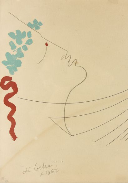 null Jean COCTEAU (1889-1963)  and Raymond MORETTI (1931-2005)

Lithographie sur...