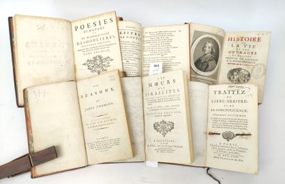 null Ensemble de 6 volumes in-8 et in-12 du XVIIIe siècle (accidents) :

Histoire...
