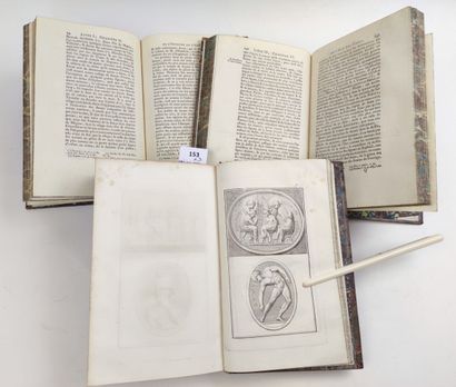 null WINCKELMANN M. Histoire de l'Art chez les Anciens. 3 volumes in-8, demi-reliures...