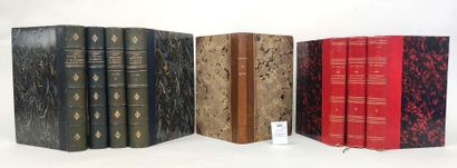 8 volumes XIXe reliés cuir : 
DU BARAIL Général....