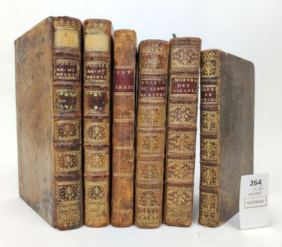 null Ensemble de 6 volumes in-8 et in-12 du XVIIIe siècle (accidents) :

Histoire...
