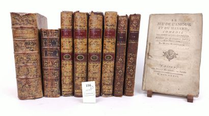 null Ensemble de 9 volumes du XVIIIe siècle (accidents):

BOUDOT. Dictionarium universale...