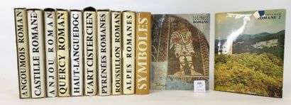 null Collection ZODIAQUE. 12 volumes dont Vivarais roman ; Castille romane ; Sym...