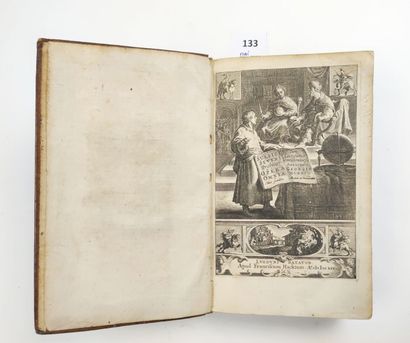 null [SULPICE SÉVERE]. Sulpici Severi. Opera Omnia. In-8 relié cuir. Leyde, 1654...