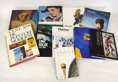 null Un ensemble de 10 livres d'art dont : Matisse, une seconde vie ; Emil Nolde ;...