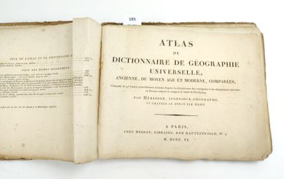null HÉRISSON. Atlas du Dictionnaire de Géographie Universelle ancienne et moderne....