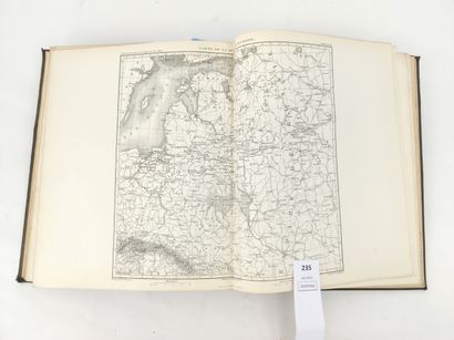 null THIERS Adolphe. Atlas de l'histoire du Consulat et de l'Empire dressé et dessiné...