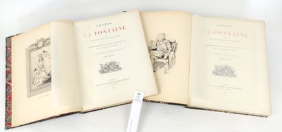 null La FONTAINE (Jean de) : Contes, avec illustrations de Fragonard. Paris, Chez...