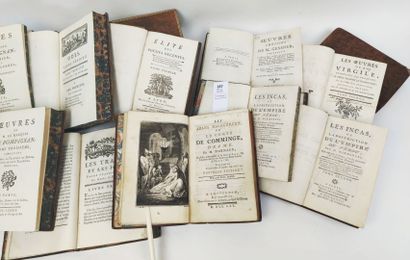 null Ensemble de 13 volumes in-12 et in-8 du XVIIIe siècle (accidents) :

MARQUIS...