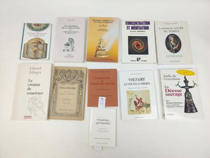 null [Franc-Maçonnerie]. 11 volumes dont : Voltaire en toutes Lumières par Raymonde...