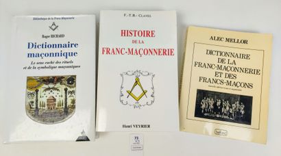 null [Franc-Maçonnerie]. 3 volumes :

CLAVEL F.B. Histoire de la Franc-Maçonnerie.

MELLOR...