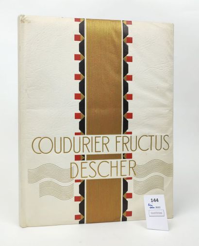 null [SOIERIE] COUDURIER, FRUCTUS, DESCHER. Trentenaire de la maison Coudurier, Fructus,...