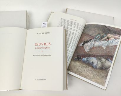null AYMÉ Marcel. OEuvres romanesques illustrées par TOPOR. 6 volumes in-4 reliés...