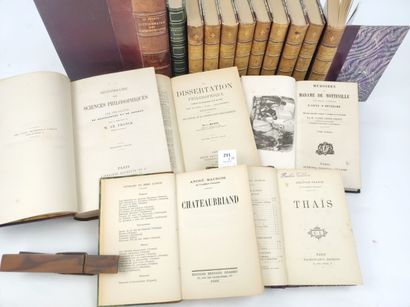 null 16 volumes reliés XIXe ou XXe siècles dont : Dictionnaire des Sciences Philosophiques...
