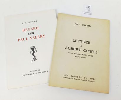 null VALERY Paul. Lettres à Albert Coste. Un volume in-8 broché. Edition originale....