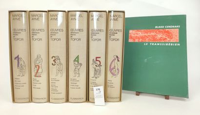 null AYMÉ Marcel. OEuvres romanesques illustrées par TOPOR. 6 volumes in-4 reliés...