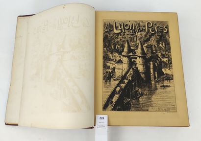 null [DREVET Joannès]. VINGTRINIER Emmanuel. Le Lyon de nos Pères. Un volume in-4,...