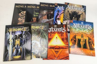  ATLANTIS (tomes 1 à 4), Mens Magna (tomes 1, 2, 3), Harkhanges (1 et 2). 9 albums...