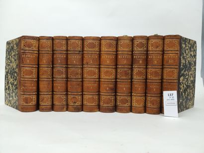 BUFFON. OEuvres Complètes. 10 volumes in-8,...