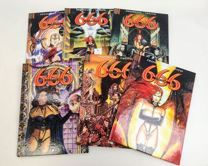 6 albums. Série 666, tomes 1 à 6. Etat n...