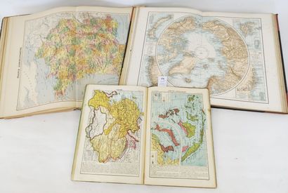 null Réunion de 3 atlas (accidents) :

Atlas de Géographie Militaire. Paris, 1883

Atlas...