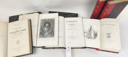 null 8 volumes XIXe reliés cuir :

DU BARAIL Général. Mes Souvenirs. 3 volumes. Paris,...