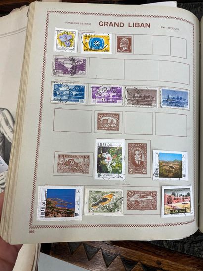 null Album de timbres et gravures