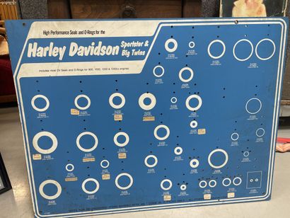 Plaque de garage Harley Davidson avec joint....