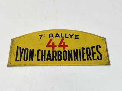 null 7ème Rallye de Lyon Charbonnières (1954), concurrent n°44

Plaque de rallye...