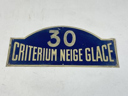 Critérium Neige et Glace (Circa 1950), concurrent...