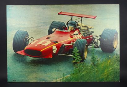 null FERRARI F1 312, Grand prix de France 1968, Jacky Xickx

Tirage marouflé sur...