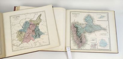 null [LE VASSEUR]. Grand atlas départemental de la France, de l'Algérie et des colonies....