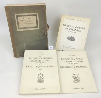 null [Bibliophilie]. 4 volumes brochés :

LAURENT-VIBERT R. et AUDIN Marius. Les...