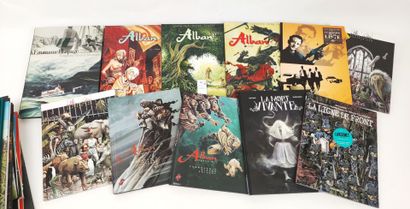 null 22 albums de BD, dont Alban (5 tomes), lola Bogota, HP et Giuseppe Bergman,...