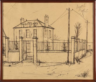 null Bernard BUFFET (1928-1999)

The house, 1948

India ink on paper

Signed and...