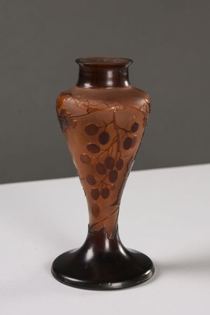 null Émile GALLÉ (1846-1904)



Baluster vase resting on a pedestal in multi-layered...
