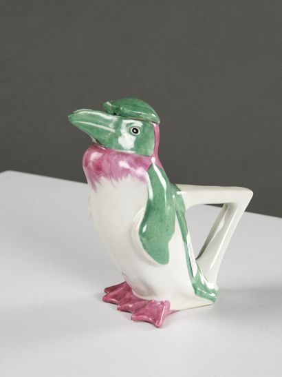 null Edouard-Marcel SANDOZ (1881-1971) 



Pitcher called Penguin covered in white,...