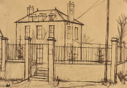 null Bernard BUFFET (1928-1999)

The house, 1948

India ink on paper

Signed and...