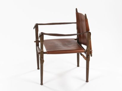 null In the spirit of Kaare KLINT



Dismountable Safari chair with solid wenge structure,...