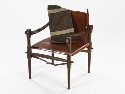 null In the spirit of Kaare KLINT



Dismountable Safari chair with solid wenge structure,...